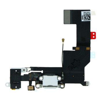 Charging Port Flex Cable with Headphone Jack Flex Cable for iPhone 5s White Premium