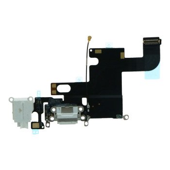 Charging Port Flex Cable for iPhone 6 White Premium