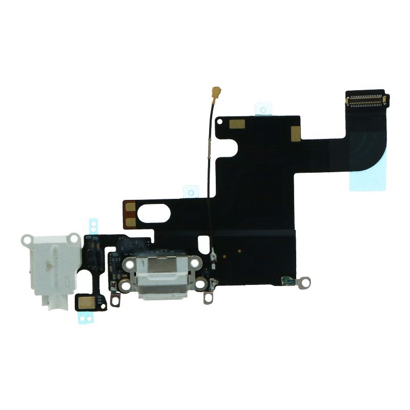 Charging Port Flex Cable for iPhone 6 White Premium