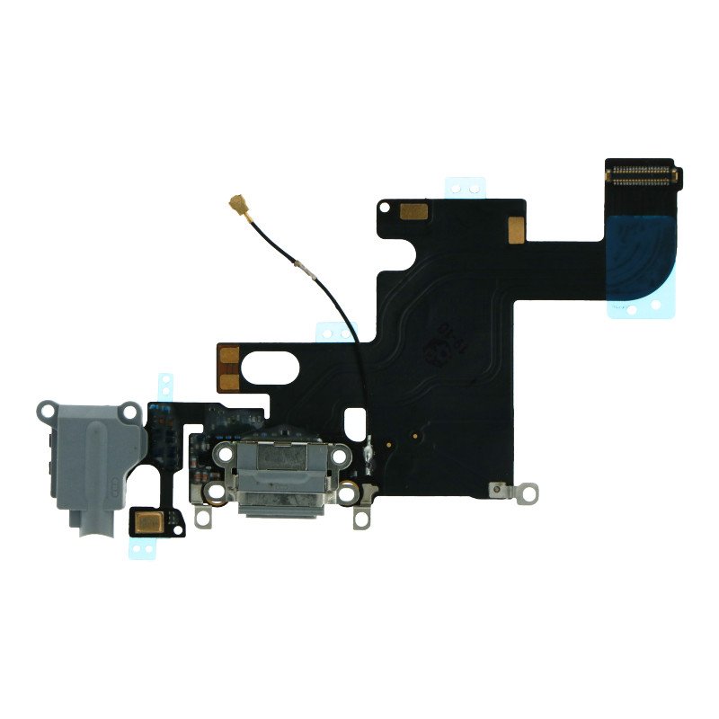 Charging Port Flex Cable for iPhone 6 Gray Premium