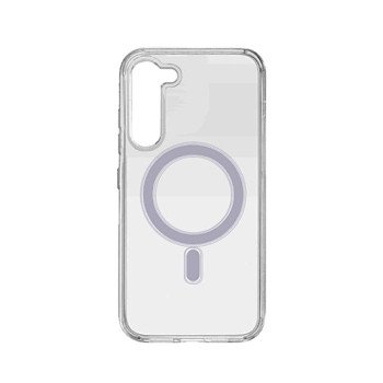 Magsafe Silicone Back Cover For Samsung S23 - Color : Clear