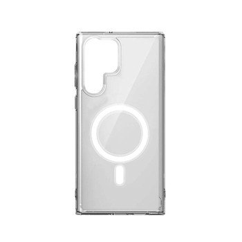 Magsafe Silicone Back Cover For Samsung S21 Ultra - Color : Clear