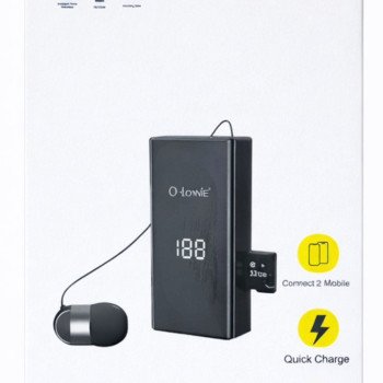 O-LONNIE OL-6 In-ear Bluetooth Handsfree Clip-On Earphone - Color: Black