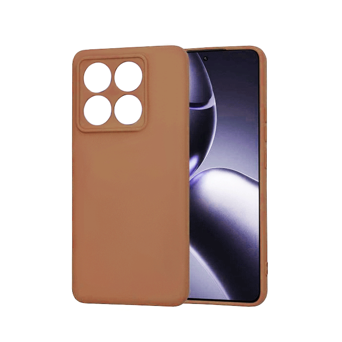 TPU Back Cover For Xiaomi Mi 14T - Color : Brown