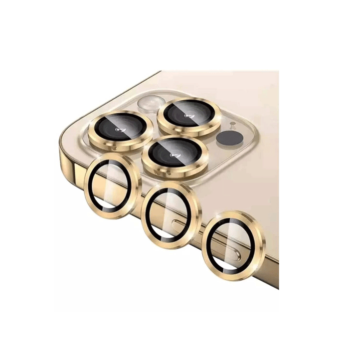 Camera Tempered Glass For Iphone 14 Pro / Max / 15 Pro / Max - Color : Gold
