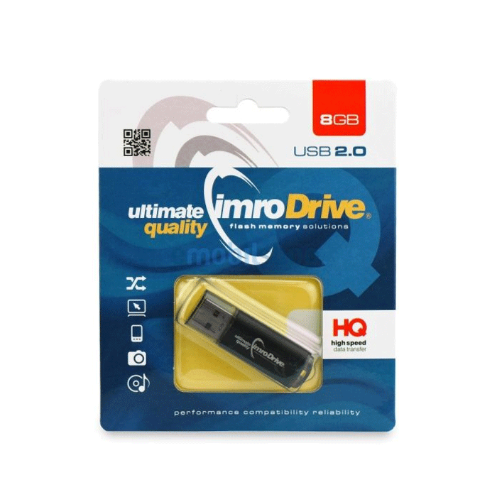 Imro pendrive 8GB USB 2.0 Black	