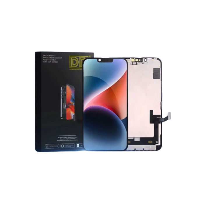 DD SOFT OLED LCD Complete for Apple iPhone 14 - Color : Black