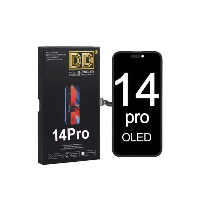 DD SOFT OLED LCD Complete for Apple iPhone 14 PRO - Color : Black