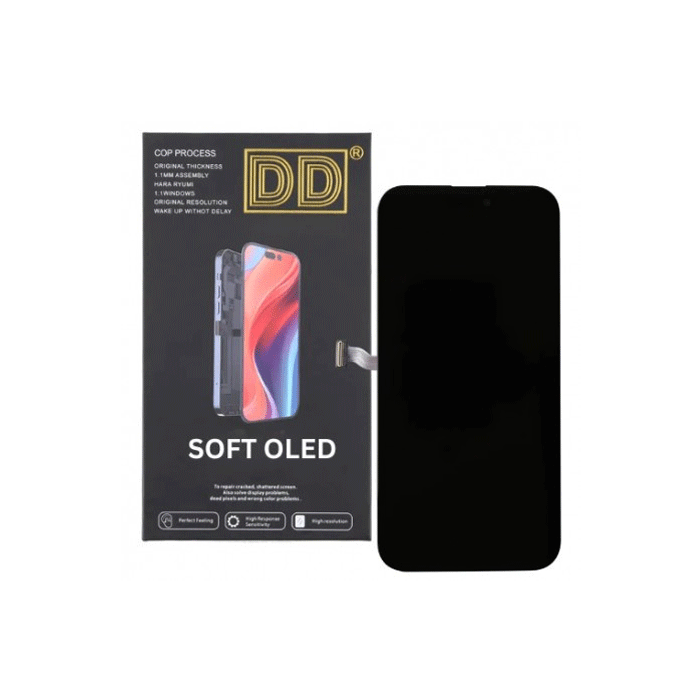 DD HARD OLED LCD Complete for Apple iPhone 17 - Color : Black