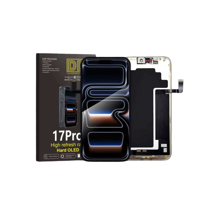 DD HARD OLED LCD Complete for Apple iPhone 17 PRO - Color : Black