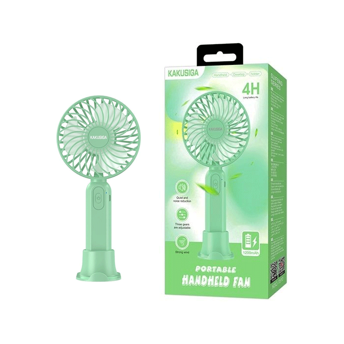 KAKUSIGA KSC-1510 Portable Handheld Fan - Color : Green