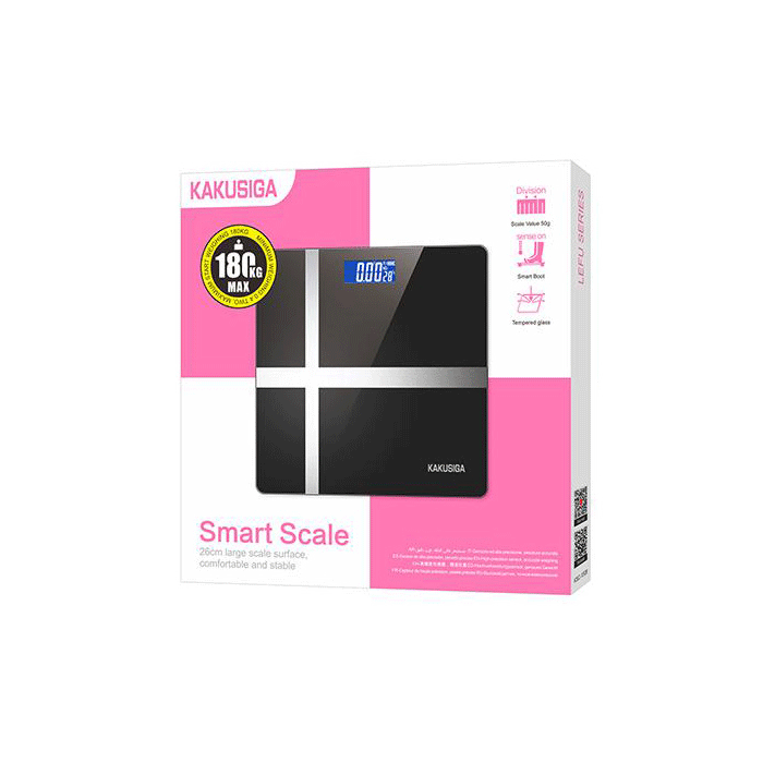 KAKUSIGA KSC-1508 Smart Scale 180Kg Max - Color : Black