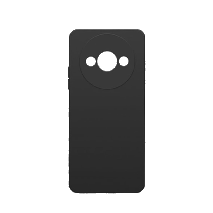 Back Silicone case for Xiaomi Redmi A3 4G - Color : Black