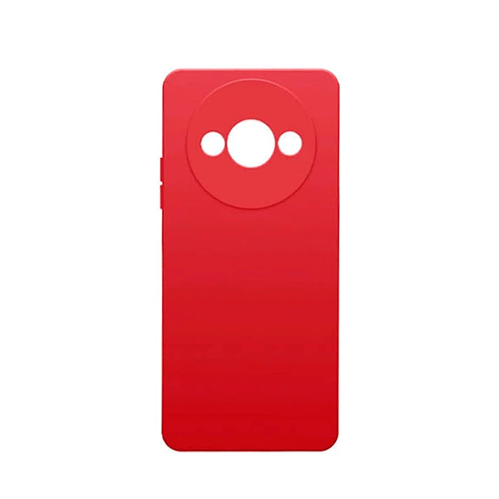 Back Silicone case for Xiaomi Redmi A3 4G - Color : Red