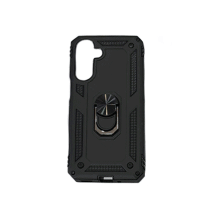 Armor Ring Stand Back Cover For Samsung Galaxy A07 - Color : Black