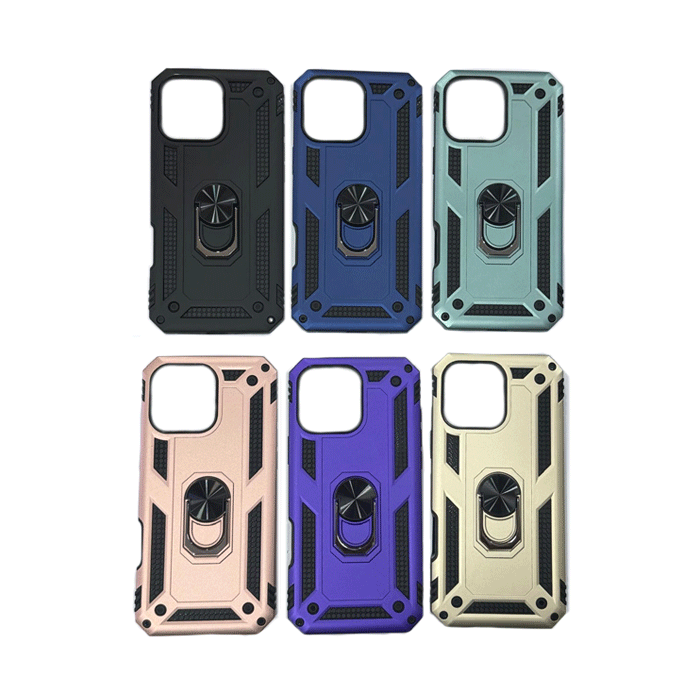 Armor Ring Stand Back Cover For Iphone 11 - Color : Green
