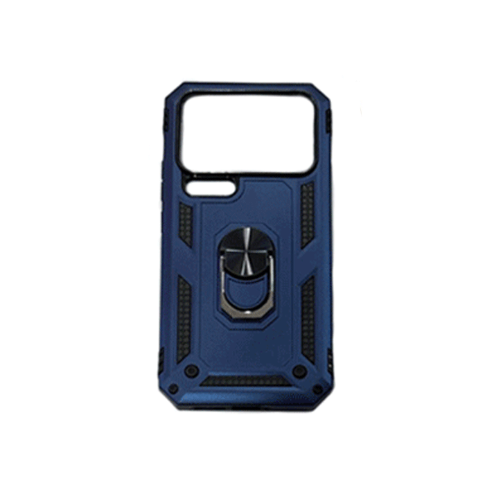 Armor Ring Stand Back Cover For Xiaomi MI 17 Pro Max - Color : Dark Blue
