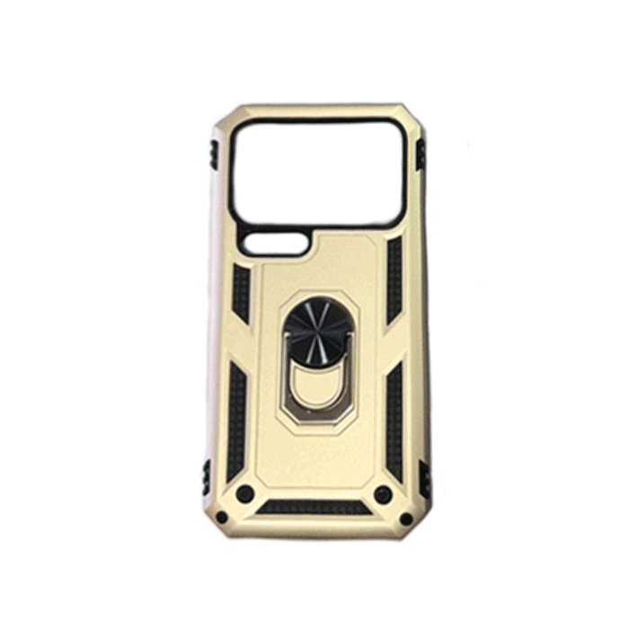 Armor Ring Stand Back Cover For Xiaomi MI 17 Pro Max - Color : Gold
