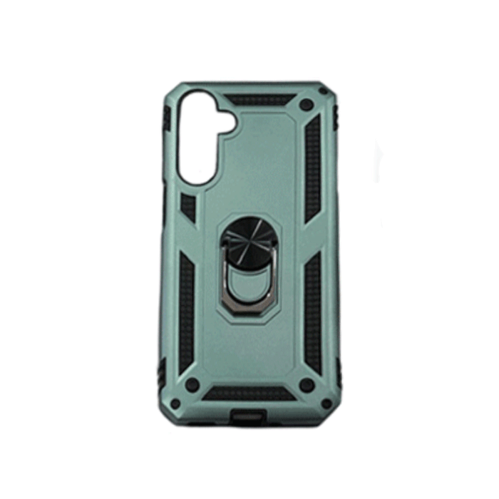Armor Ring Stand Back Cover For Samsung Galaxy A07 - Color : Green