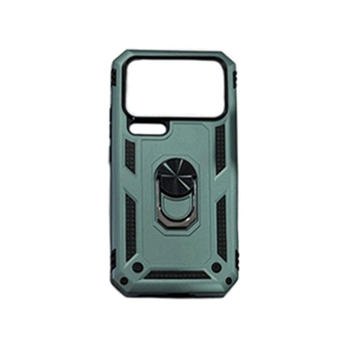Armor Ring Stand Back Cover For Xiaomi MI 17 Pro Max - Color : Green