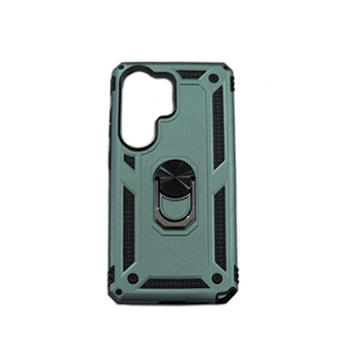 Armor Ring Stand Back Cover For Samsung Galaxy S23 Ultra - Color : Green