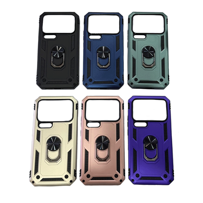 Armor Ring Stand Back Cover For Xiaomi MI 17 Pro Max - Color : Green