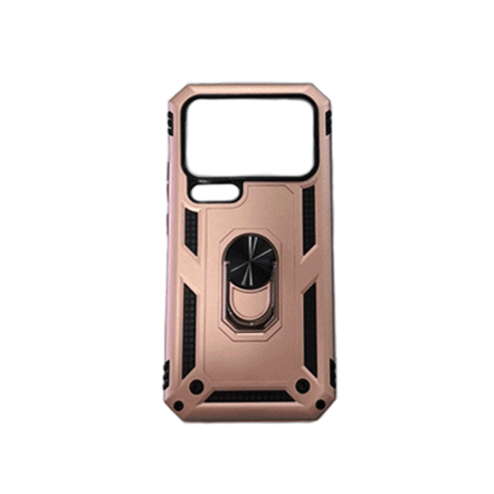 Armor Ring Stand Back Cover For Xiaomi MI 17 Pro Max - Color : Pink