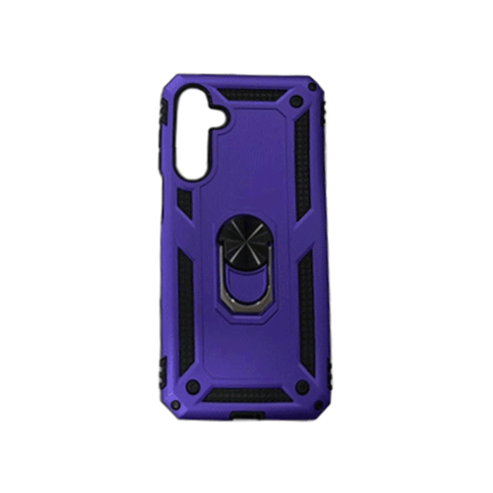 Armor Ring Stand Back Cover For Samsung Galaxy A07 - Color : Purple
