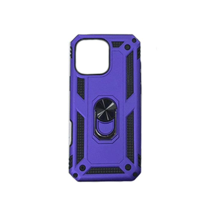 Armor Ring Stand Back Cover For Iphone 11 - Color : Purple