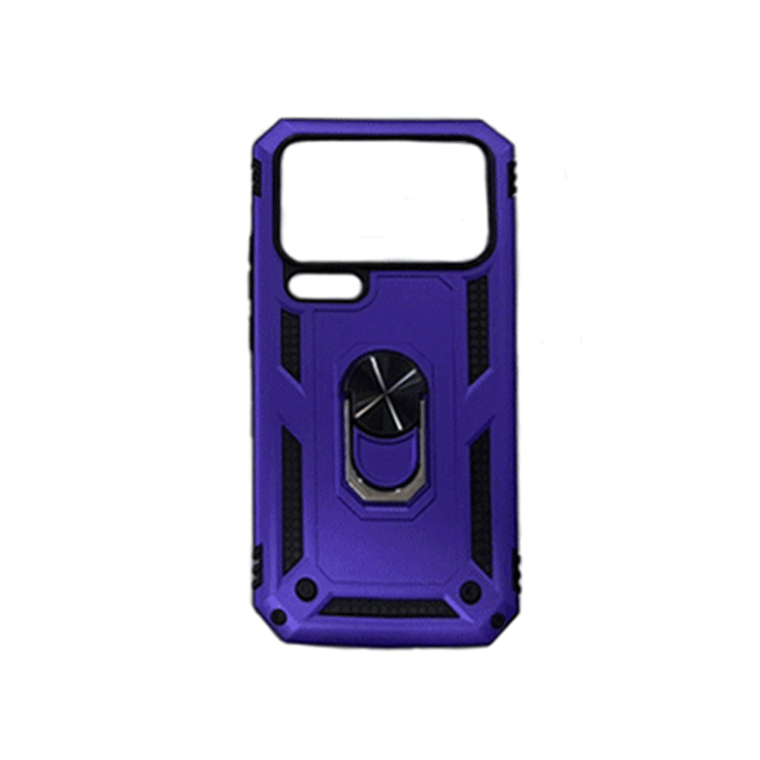 Armor Ring Stand Back Cover For Xiaomi MI 17 Pro Max - Color : Purple