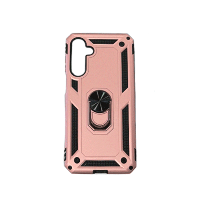 Armor Ring Stand Back Cover For Samsung Galaxy A07 - Color : Rose Gold