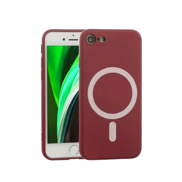 Magsafe Back Cover HQ For Iphone 7 Plus/ 8 Plus - Color : Bordeaux