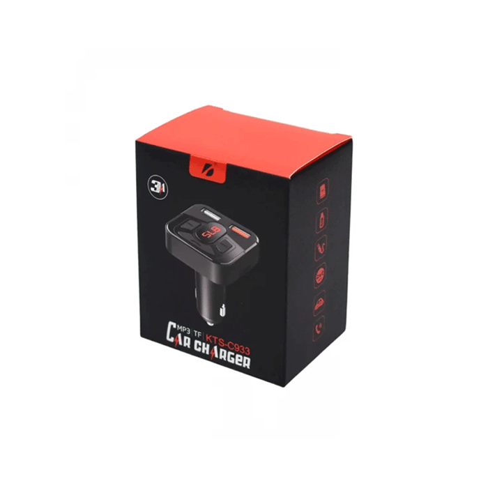 KTS-C933 Transmissor Veicular FM Bluetooth 