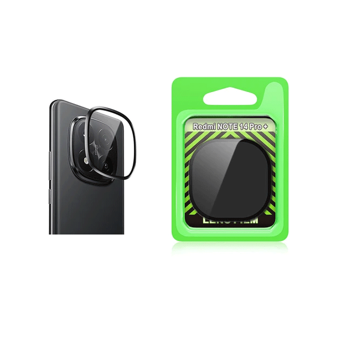 Camera Tempered Glass For Redmi Note 14 Pro Plus - Color : Black