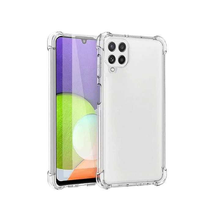 Back Cover Anti Shock 1.5mm For Samsung Galaxy A12 4G / 5G / M12 / F12 - Color: Clear