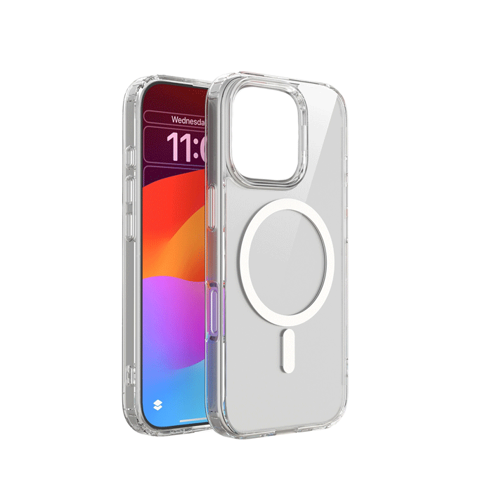Magsafe Silicone Back Cover For Iphone 17 Pro - Color : Clear