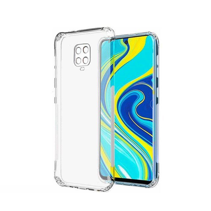 Back Cover Anti Shock 1.5mm For Xiaomi Redmi Note 9S / 9 Pro - Color: Clear