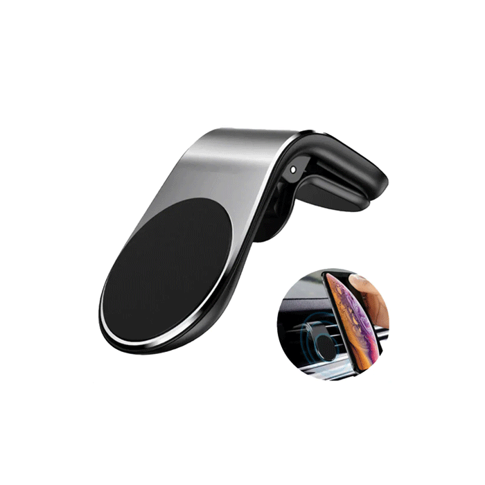 GERLAX T09 Magnetic Car Phone holder - Color: Black