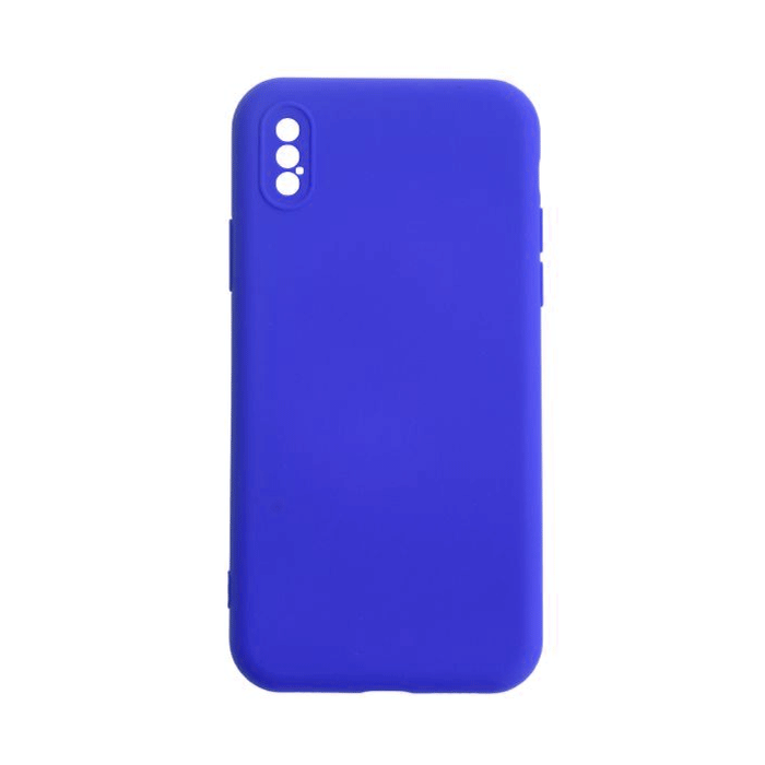 Back Cover For IPhone XS Max - Color : Dark Blue
