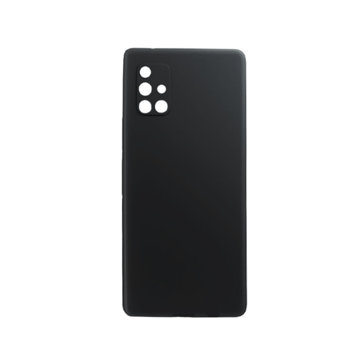 Matt Back Cover For Samsung Galaxy A51 4G - Color : Black