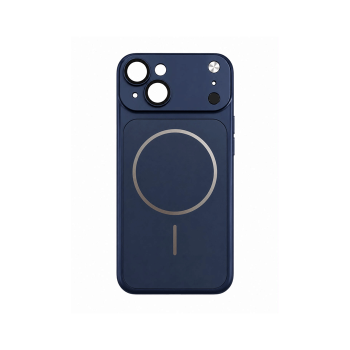 Magsafe Back Cover Transform From Iphone 15 To Iphone 17 PM With Camera Lens - Color : Dark Blue