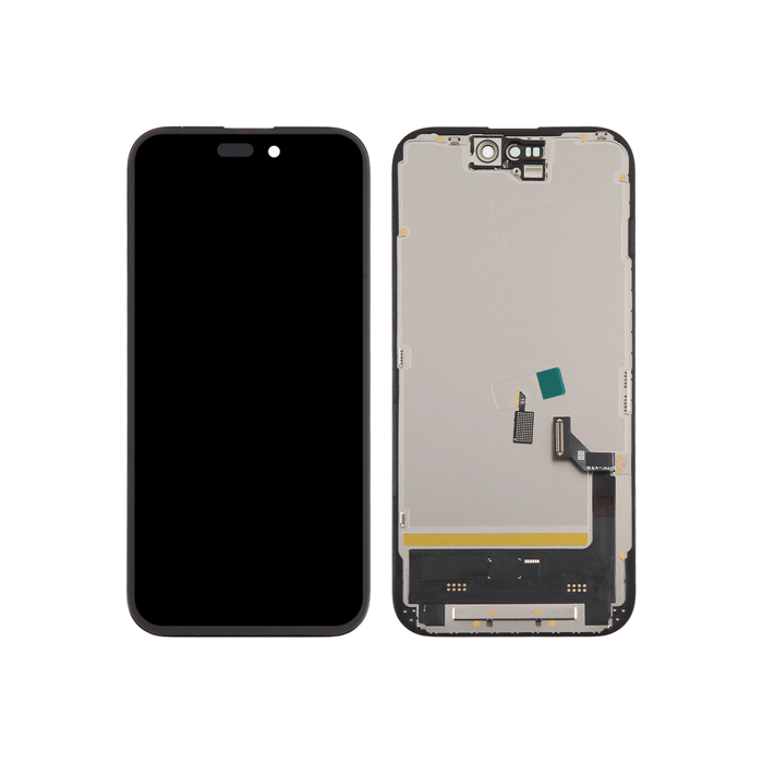 DD SOFT OLED LCD Complete for Apple iPhone 15 - Color : Black