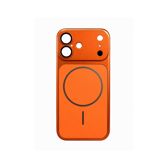 Magsafe Back Cover For Iphone 17 With Camera Lens - Color : Orange