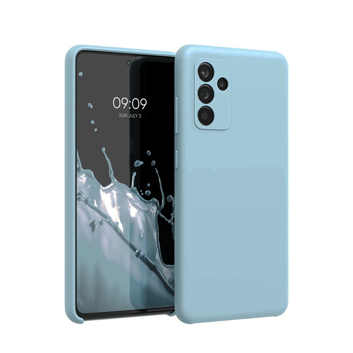 TPU Back Cover For Samsung Galaxy A55 - Color : Light Blue