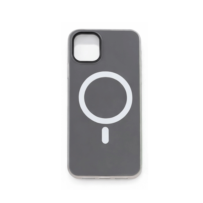 Light Magsafe Back Cover HQ For Iphone 12 / 12 Pro - Color : Grey - Black