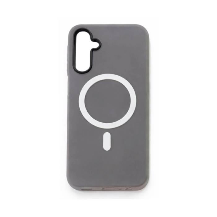 Light Magsafe Back Cover HQ For Samsung Galaxy A06 - Color : Grey - Black
