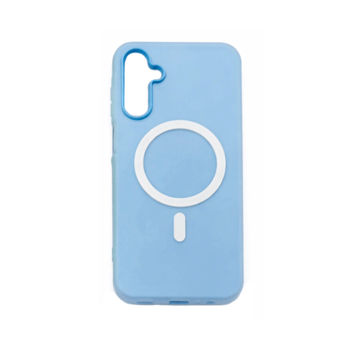 Light Magsafe Back Cover HQ For Samsung Galaxy A06 - Color : Light Blue