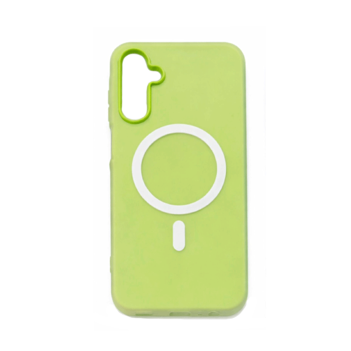 Light Magsafe Back Cover HQ For Samsung Galaxy A06 - Color : Light Green