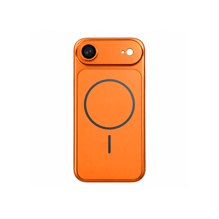 Magsafe Back Cover For Iphone 17 AIR With Camera Lens - Color : Orange