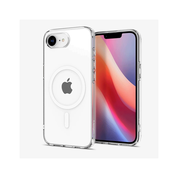 Magsafe Silicone Back Cover For Iphone 16E - Color : Clear